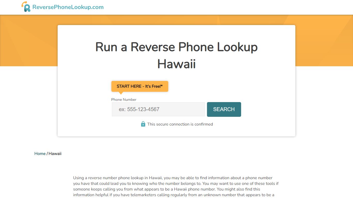 Hawaii Reverse Phone Lookup - Search Numbers To Find The Owner